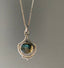 Labradorite Intricate Design Boho Silver Necklace by Springwaves