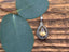 Faceted Citrine Teardrop Silver Boho Necklace by Springwaves