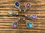 Faceted Citrine Teardrop Silver Boho Necklace by Springwaves