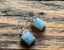 Boho dangle aquamarine earrings by Springwaves
