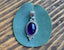 Boho Amethyst Oval Pendant Necklace