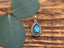 Faceted Labradorite Teardrop Silver Boho Necklace by Springwaves