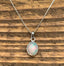 Classic Opal Sterling Silver Necklaces- Three Pendant Shape Options by Springwaves