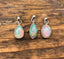 Classic Opal Sterling Silver Necklaces- Three Pendant Shape Options by Springwaves