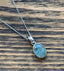 Classic Oval Aquamarine Sterling Silver Necklace by Springwaves