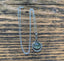 Prehnite Intricate Design Boho Silver Necklace by Springwaves