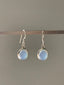 Classic Oval Silver Opalite Drop Earrings by Springwaves