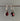 Chunky Boho Silver Garnet Teardrop Earrings by Springwaves