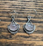 Ornate Rose Quartz Sterling Silver Drop Earrings by Springwaves