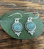 Boho Gemstone Silver Earrings Aquamarine by Springwaves