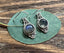 Delicate Ornate Silver Labradorite Drop Earrings by Springwaves