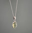 Sterling Silver Classic Oval Prehnite Necklace by Springwaves