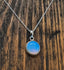 Opalite Minimalist Round Necklace by Springwaves