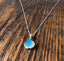 Opalite Minimalist Round Necklace by Springwaves