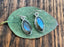 Silver Marquis Labradorite/Black Moonstone Earrings by Springwaves