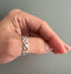 Modernist Heart Sterling Silver Band Ring by Springwaves