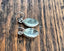 Silver Marquis Prehnite Earrings by Springwaves