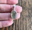 Sterling Silver Classic Oval Prehnite Necklace by Springwaves