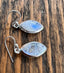 Silver Marquis Moonstone Earrings by Springwaves