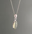 Sterling Silver Marquis Prehnite Necklace by Springwaves