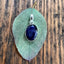 Faceted Sapphire Oval Sterling Silver Necklace by Springwaves
