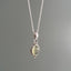 Dainty Teardrop Prehnite Silver Necklace by Springwaves