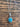 Sterling Silver Oval Starburst Turquoise Necklace by Springwaves