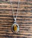 Tiger Eye Sterling Silver Boho Necklace by Springwaves