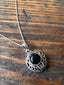 Art Nouveau Black Onyx Pendant Necklace by Springwaves