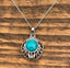Art Nouveau Turquoise Pendant Necklace by Springwaves