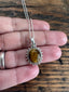 Tiger Eye Sterling Silver Boho Necklace by Springwaves