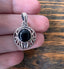 Art Nouveau Black Onyx Pendant Necklace by Springwaves