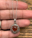 Art Nouveau Carnelian Pendant Necklace by Springwaves