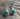 Green Onyx Silver Circle Drop Earrings by Springwaves