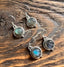 Labradorite Silver Circle Drop Earrings by Springwaves