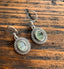 Sterling Silver Boho Oval Prehnite Earrings by Springwaves