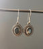 Sterling Silver Boho Oval Labradorite Earrings by Springwaves