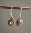 Oval Labradorite Earrings - Delicate Silver Drop Earrings by Springwaves