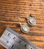 Sterling Silver Boho Oval Moonstone Earrings by Springwaves
