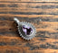 Decorative Faceted Amethyst Teardrop Necklace by Springwaves