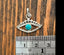 Third Eye / Evil Eye Turquoise Gemstone Pendant Necklace by Springwaves