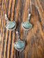 Aquamarine Intricate Design Boho Silver Necklace Pendants by Springwaves