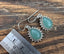 Silver Aqua Chalcedony Boho Teardrop Earrings by Springwaves