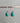 Turquoise Silver Boho Teardrop Earrings