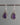 Silver Amethyst Boho Teardrop Earrings by Springwaves