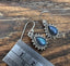 Silver Labradorite Boho Teardrop Earrings by Springwaves