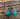 Turquoise Silver Boho Teardrop Earrings by Springwaves